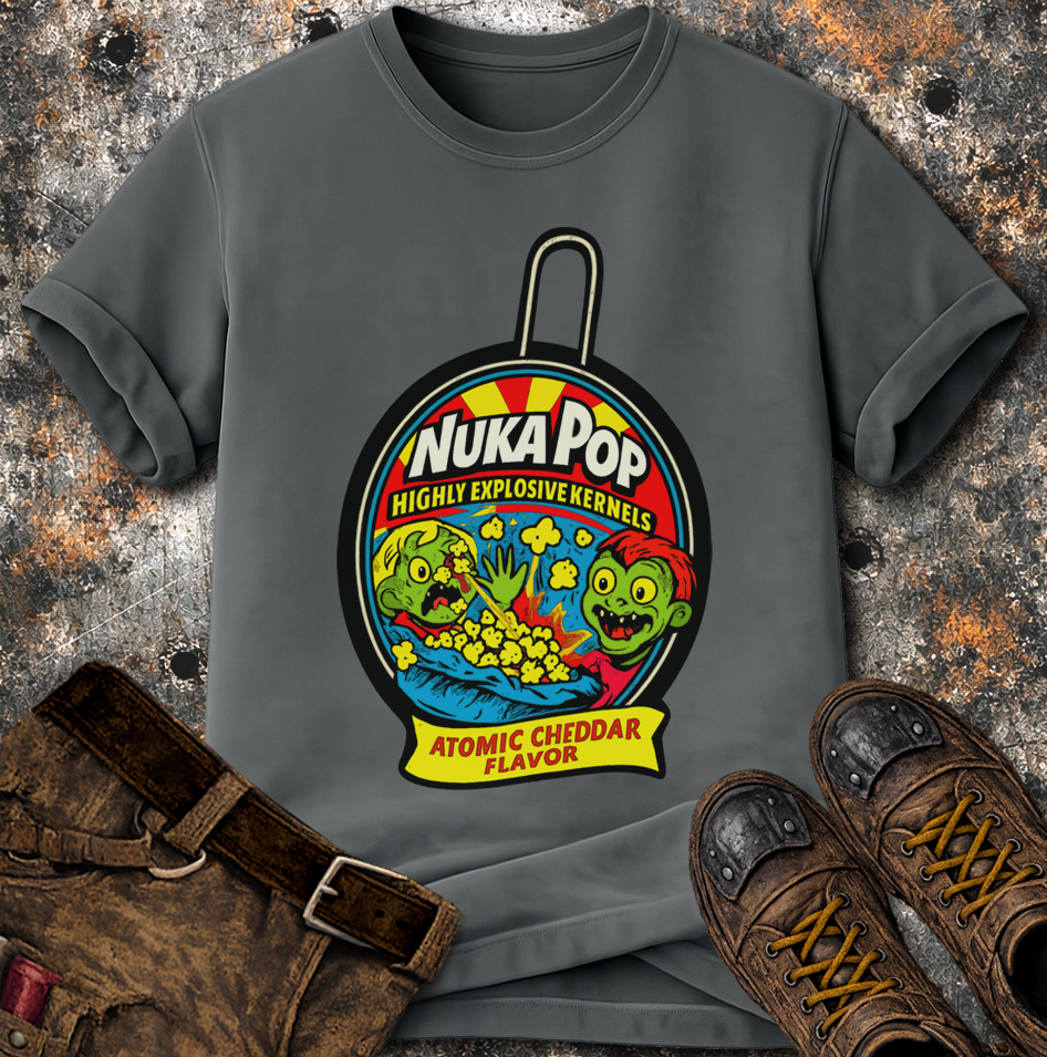 NukaPop Atomic Cheddar Popcorn T-Shirt