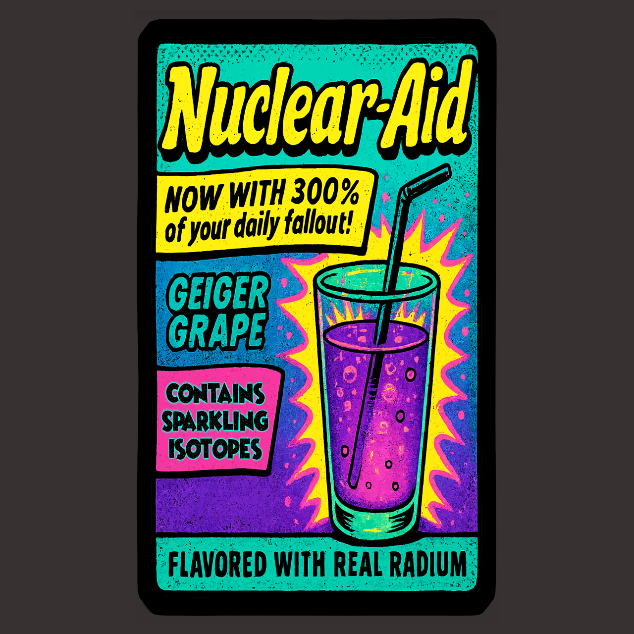 Nuclear-Aid Geiger Grape Flavor