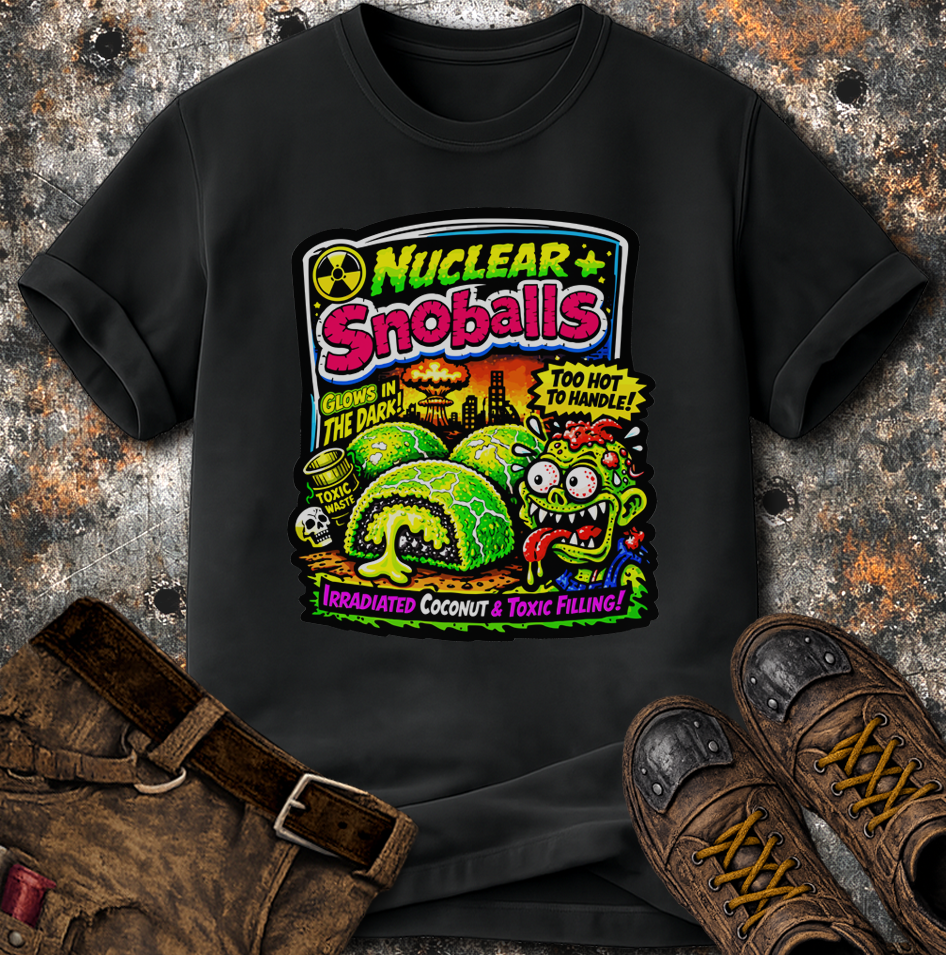 Nuclear Snoballs Snack Cake  T-Shirt