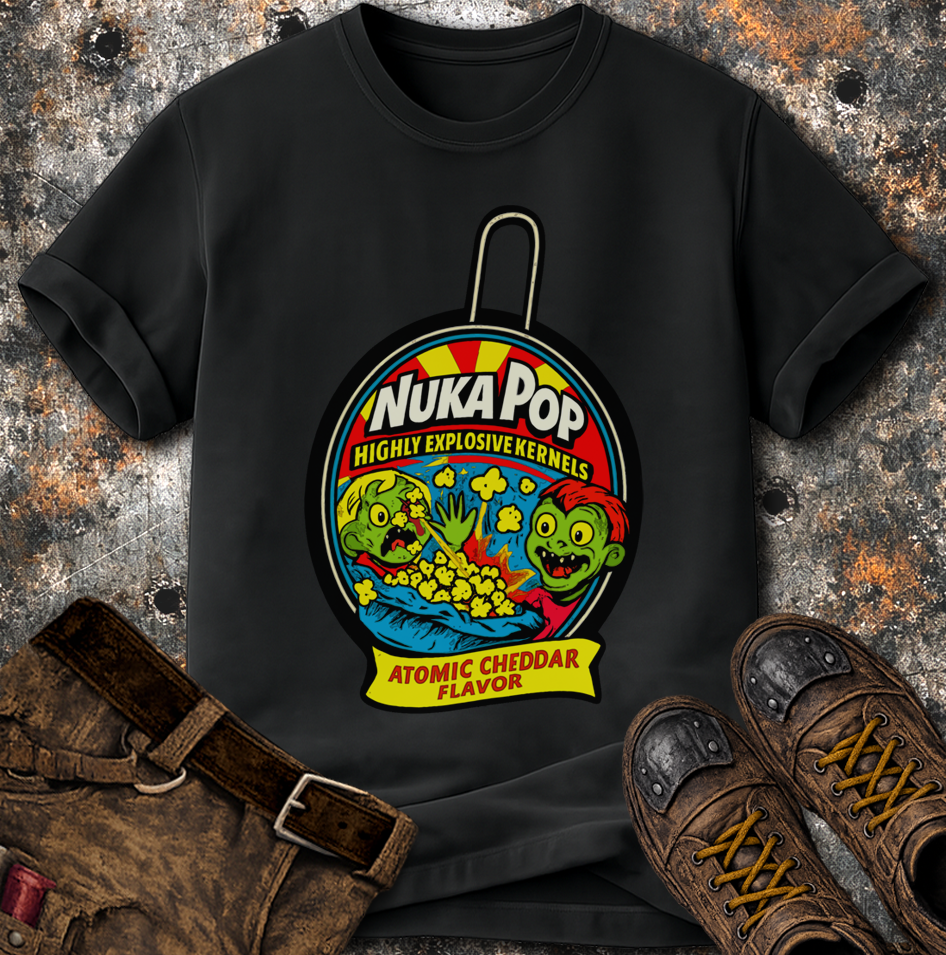 NukaPop Atomic Cheddar Popcorn T-Shirt