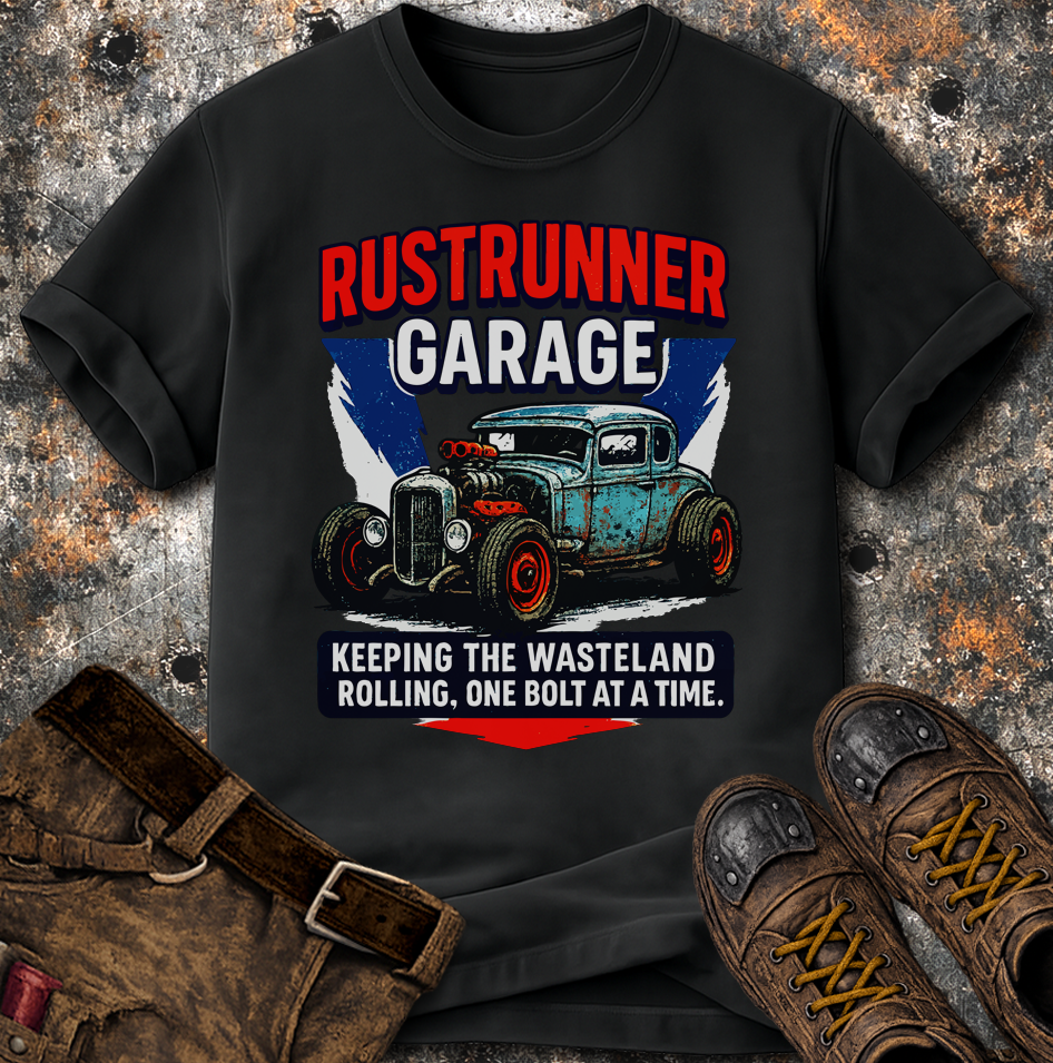 RustRunner Garage T-Shirt