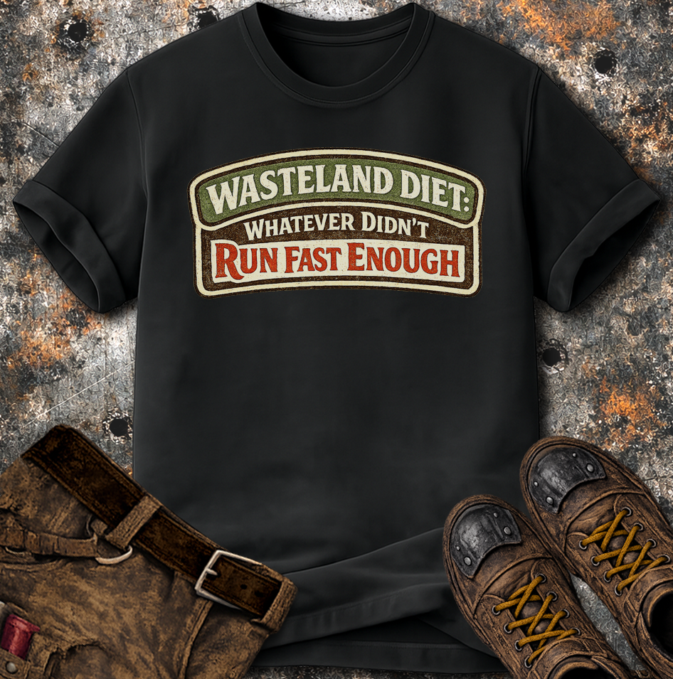 Wasteland Diet: Whatever Didn't Run Fast Enough T-Shirt