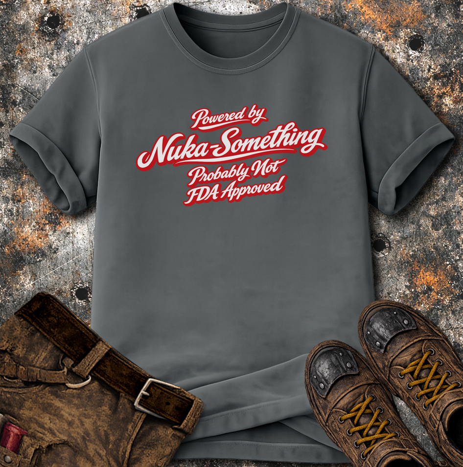 Powered By Nuka Something T-Shirt