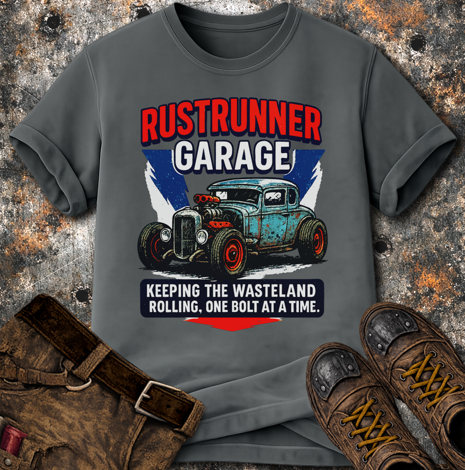 RustRunner Garage T-Shirt