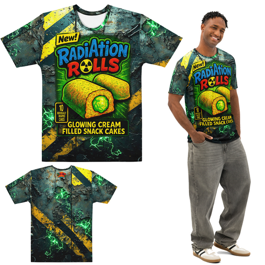 Radiation Roll Snack Cakes Graphic T-Shirt | ApocalTees