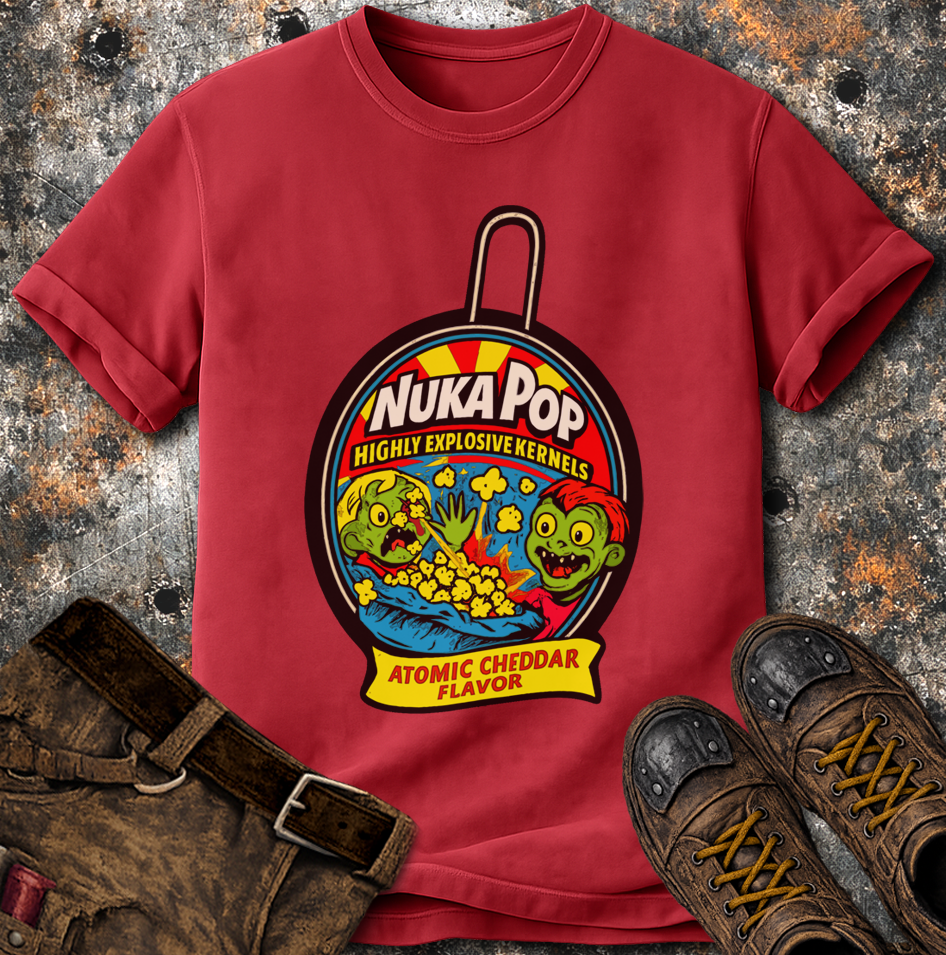 NukaPop Atomic Cheddar Popcorn T-Shirt
