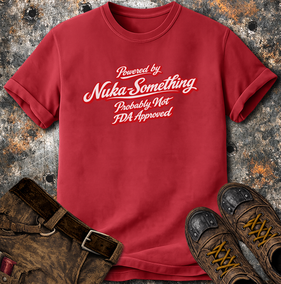 Powered By Nuka Something T-Shirt