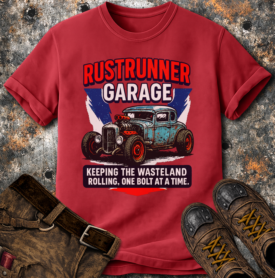 RustRunner Garage T-Shirt