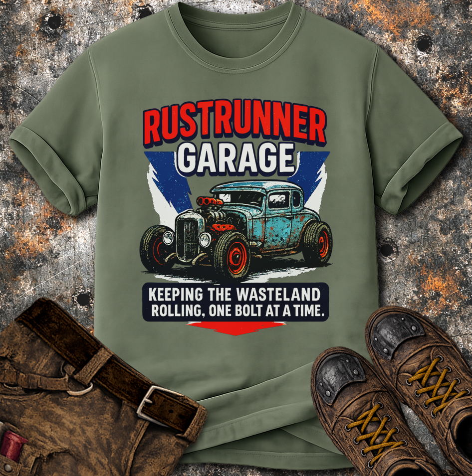 RustRunner Garage T-Shirt
