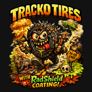 Tracko Tires with Radshield Coating