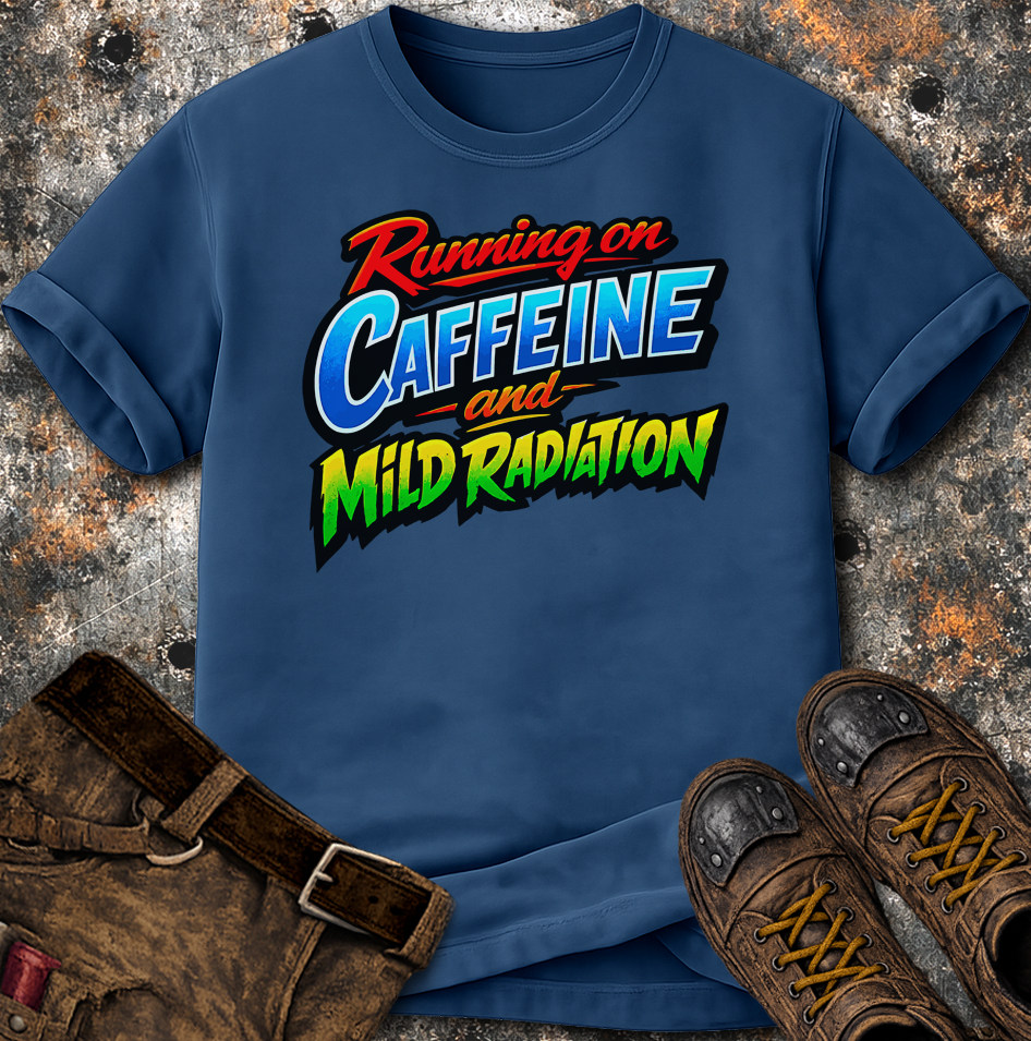 Running On Caffeine And Mild Radiation T-Shirt